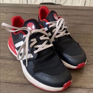 Adidas Red and Black Sneakers